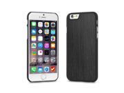 Cover Up WoodBack Real Wood Matte Black Case for iPhone 6 Blackened Ash