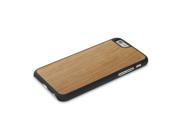 Cover Up WoodBack Real Wood Matte Black Case for iPhone 6 Cherry