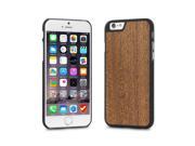 Cover Up WoodBack Real Wood Matte Black Case for iPhone 6 Mahogany