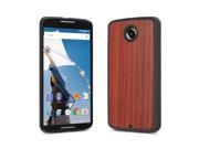 Cover Up WoodBack Real Wood Snap Case for Google Nexus 6 Padauk