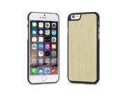 Cover Up WoodBack Real Wood Matte Black Case for iPhone 6 Maple