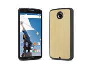 Cover Up WoodBack Real Wood Snap Case for Google Nexus 6 White Ash