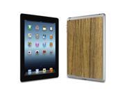 Cover Up WoodBack Real Wood Skin for iPad 2 3 4 with Retina Display Black Limba