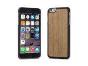 Cover Up WoodBack Real Wood Matte Black Case for iPhone 6 Plus Walnut