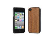 Cover Up WoodBack Real Wood Snap Case for iPhone 4 4s Mahogany