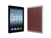 Cover Up WoodBack Real Wood Skin for iPad 2 3 4 with Retina Display Purpleheart