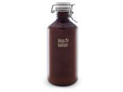 Klean Kanteen Growler 1900ml bottle Dark Amber Stainless steel with Swing cap