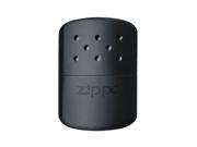 Genuine ZIPPO handwarmer Black 12 hour burn time sleek pocket hand warmer