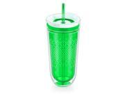 Zoku Travel Tumbler Green Spill resistant travel mug double wall insulated