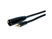 COMPREHENSIVE CABLE 6FT XLR TO RCA MALE CABL