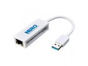 HiRO H50224 USB 3.0 to Gigabit Ethernet Adapter
