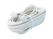 Steren 7 ft. White 6 Conductor Telephone Line Cord