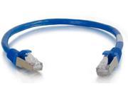 C2G 14FT CAT6 SNAGLESS SHIELDED STP NETWORK PATCH CABLE BLUE