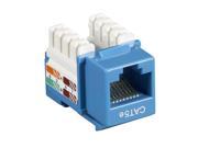 CAT5e Value Line Keystone Jack Blue