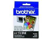 LC51BK Brother International Corporat Ink Cartridge Black 500 Pages At 5% Coverage For Mfc 240c