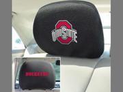 FANMAT Ohio State Embroidered Head Rest Cover Sold as pair