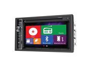 Power Acoustik Double din AM FM DVD BT 6.2 moblile link X2