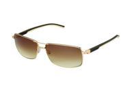 Tag Heuer Automatic 0883 Sunglasses 204 Gold Grad Brown New