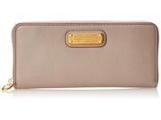 Marc by Marc Jacobs New Q Slim Zip Around Wallet Cement One Size