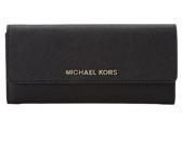 Michael Kors Women s Leather Wallet Black …