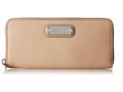 Marc by Marc Jacobs New Q Slim Zip Around Wallet Cameo Nude One Size