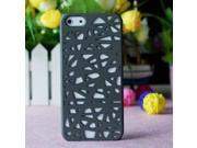 Plastic Hollow out Bird Nest Hard Cover Case Shell for iPhone 5 5G Blue