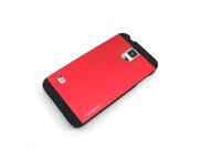 Ultra thin Brushed Aluminum Metal Case Cover For Galaxy S5 i9600 Red