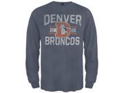 Denver Broncos Distressed Logo Scrum Premium Long Sleeve