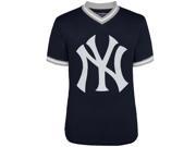 New York Yankees Logo Eephus V Neck Jersey T Shirt