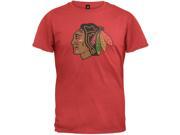 Chicago Blackhawks Logo Brass Tacks Soft T Shirt