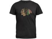 Chicago Blackhawks Logo Brass Tacks Soft T Shirt