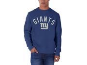 New York Giants Logo Cross Check Premium Crew Neck Sweatshirt
