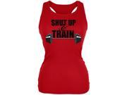 Shut Up Train Red Juniors Soft Tank Top