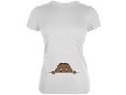 Peeking Baby Boy Multicultural African American White Juniors Soft T-Shirt Peeking Baby Boy Multicultural African American White Juniors Soft T-Shirt
