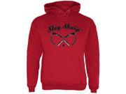 Stay Sharp Red Adult Hoodie