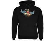 Father s Day Vintage Dad Tattoo Black Adult Hoodie