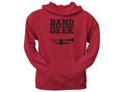 Band Geek Trumpet Red Adult Hoodie