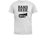Band Geek Tuba White Youth T Shirt