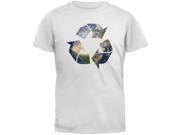 Earth Day Recycle Earth White Youth T Shirt