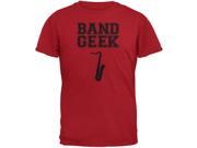 Band Geek Sax Red Youth T Shirt