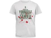 Always Be Yourself Zombie White Youth T Shirt