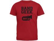 Band Geek Tuba Red Youth T Shirt