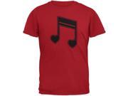16th Note Hearts Red Youth T Shirt