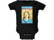Election Hillary Clinton Poster Black Soft Baby One Piece