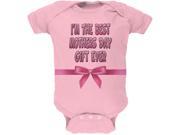 Mothers Day Best Mothers Day Gift Light Pink Soft Baby One Piece