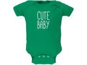 Mother s Day Cute Baby Kelly Green Soft Baby One Piece