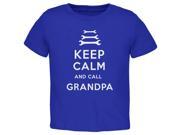 Keep Calm Call Grandpa Royal Toddler T Shirt