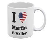 Election 2016 I Heart Martin O Malley White All Over Coffee Mug