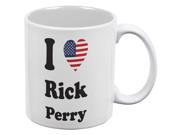 Election 2016 I Heart Rick Perry White All Over Coffee Mug