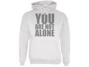 You Are Not Alone Bruce Jenner White Adult Hoodie